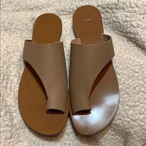 Rose cutout sandals